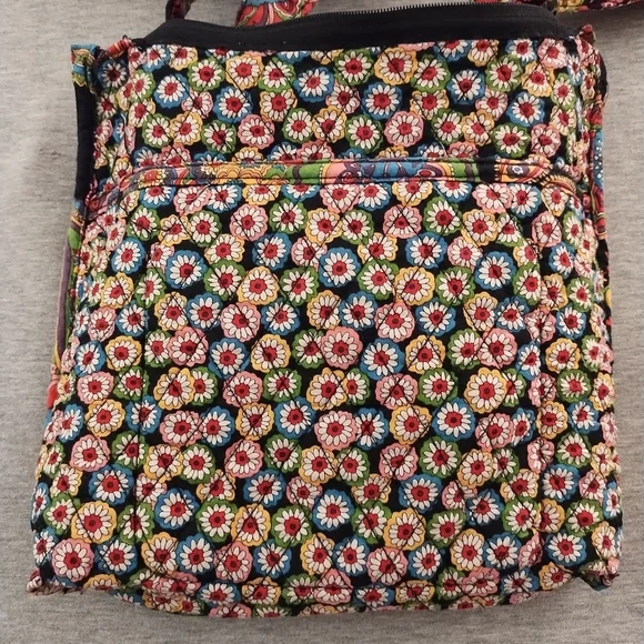 Vera Bradley Paisley Floral Crossbody Adjustable Strap - Picture 15 of 16